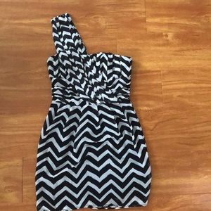 H&M one shoulder dress